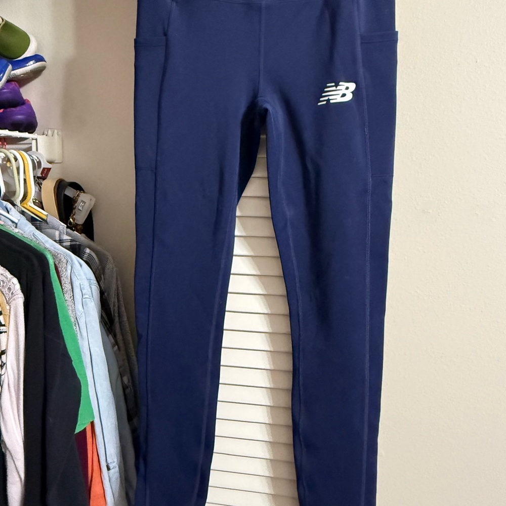 New Balance Women's Navy Leggings
